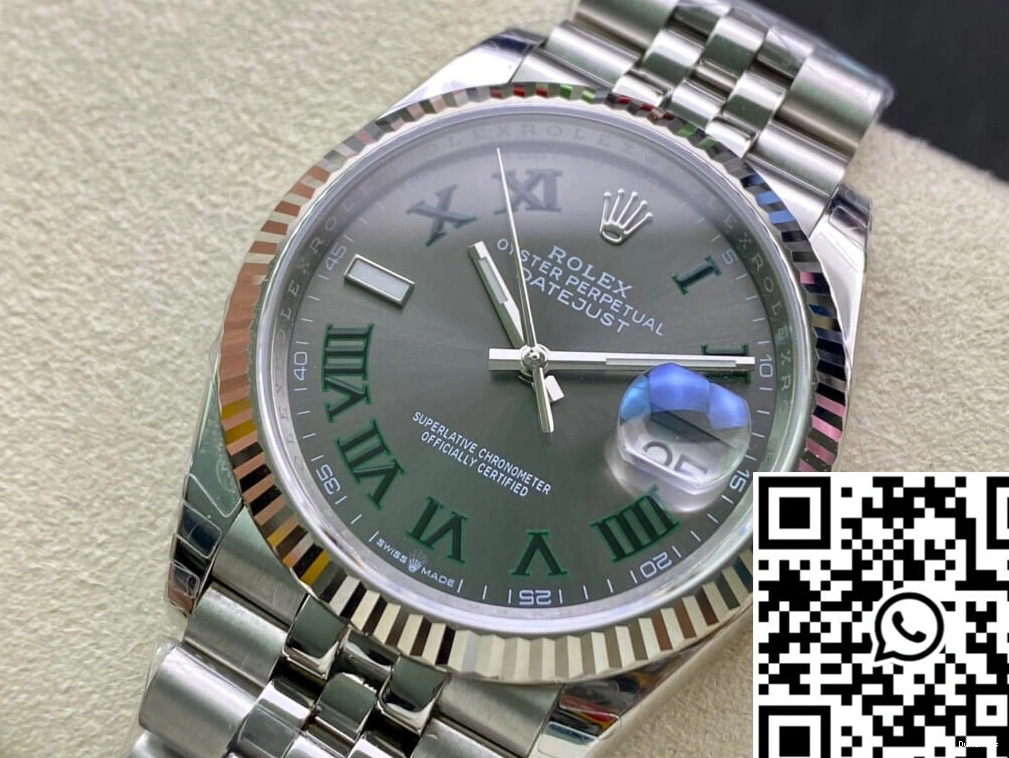 Datejust Factory Dial 36MM Grey Rolex M126234-0045 EW 1105